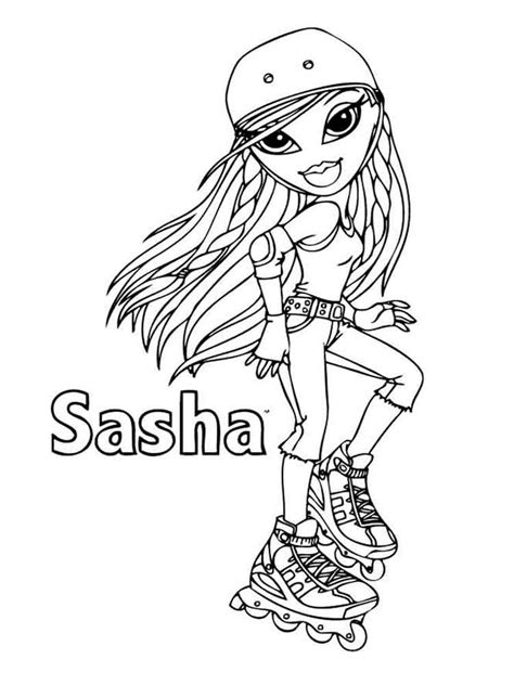 The 4 original dolls are cloe, jade, sasha and yasmin. Bratz coloring pages. Download and print Bratz coloring pages.