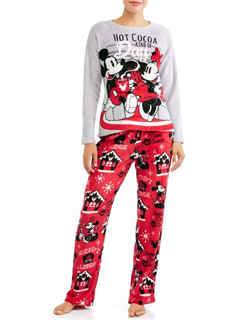 Disney Mickey And Minnie Mouse Women S And Women S Plus Pajama Set Walmart Inventory Checker