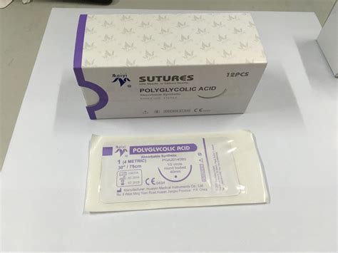 Polycolic Acid Synthetic Absorbable Suture Huaiyin Medical