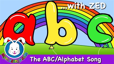 The Alphabet Song With Zed Nursery Rhymes Youtube