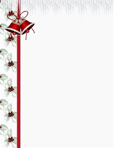 Free Christmas Stationery Templates For Word