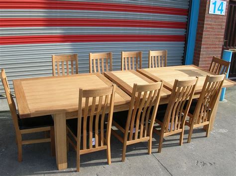 Deluxe designer details make this large dining table perfect for your modern organic or industrial chic dining room. Large Dining Table| Seats 10, 12, 14, 16 people | Huge Big ...