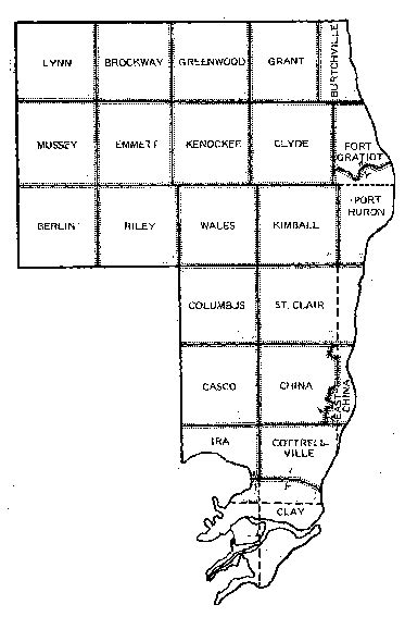 St Clair County Michigan History And Geography