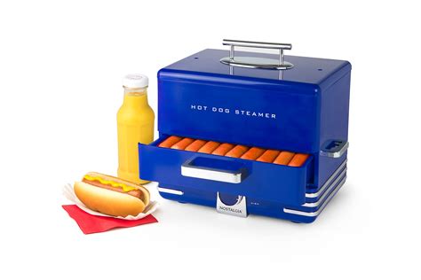 Buy Nostalgia Extra Large Diner Style Steamer 20 Hot Dogs And 6 Bun