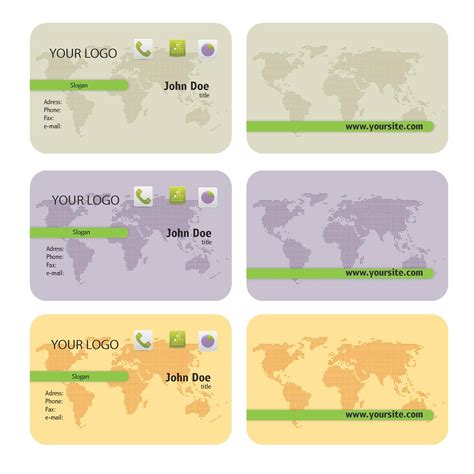 Free Rounded World Map Business Cards Templates Today We A Flickr