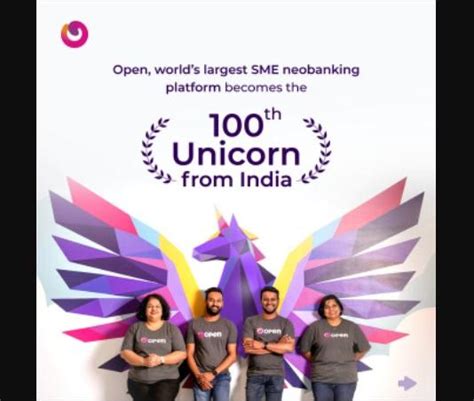 Unicorn India Gets Its 100th Unicorn Startup As Neobank Open