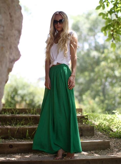45 Trendy Maxi Skirt Outfits Ideas For Girls 2016