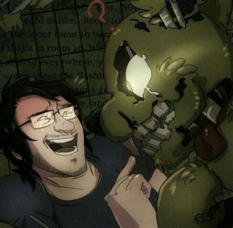 Markiplier And Springtrap The Lights May Be Blaring But I