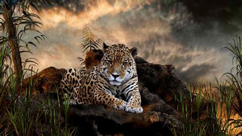 Jaguar In The Wild Hd Desktop Wallpaper Widescreen High Definition