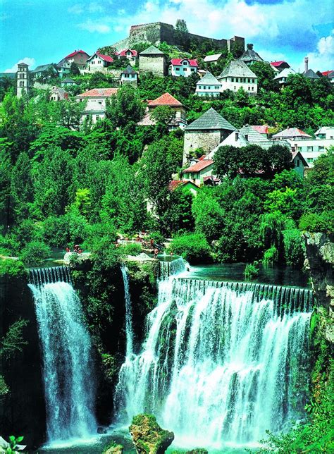 Jajce Bosnia By Exodus Travels Beautiful Waterfalls Waterfall