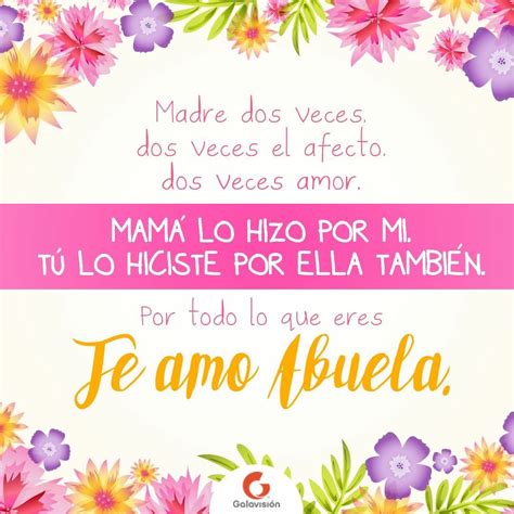 Te Amo Abuela Feliz Día De Las Madres Happy Mother Day Quotes Happy Mothers Day Mom Day