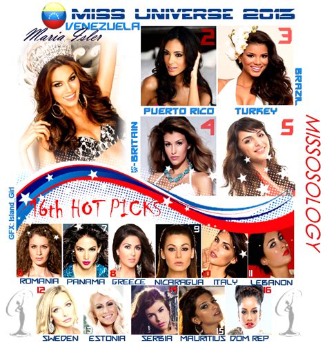 Miss Universe 2013 Hot Picks No 16 Missosology