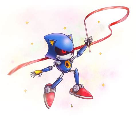 Metal Sonic Rhythmic Ribbon By Nisibo25 Super Shadow Sonic Deviantart