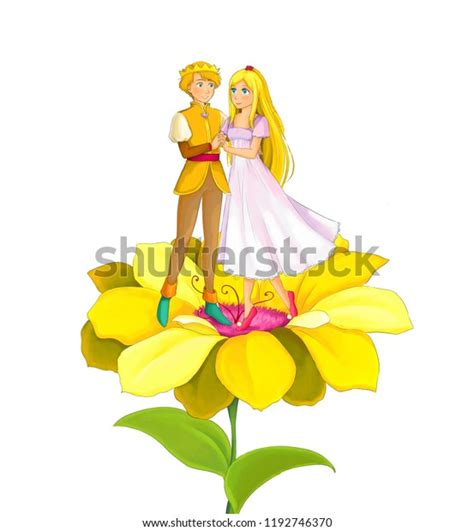 Cartoon Fairy Tale Female Character Tiny Stock Illustration 1192746370