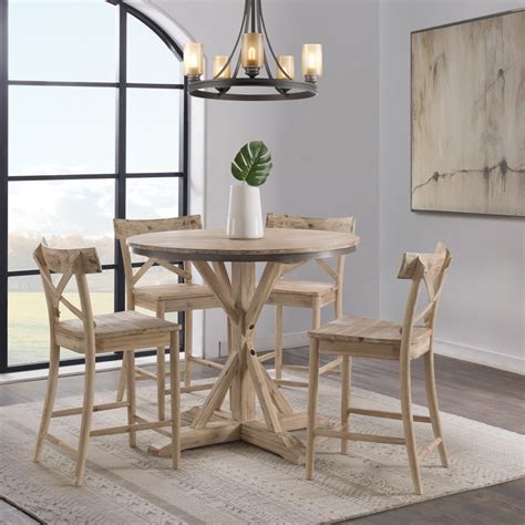 Picket House Furnishings Keaton Round Counter Height Dining Table