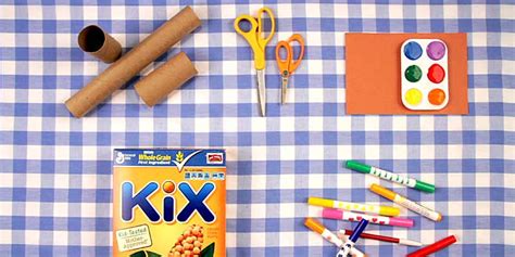 Cardboard Tube Stackers · Kix Cereal