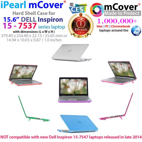 Ipearl Inc Light Weight Stylish Mcover Hard Shell Case For Dell