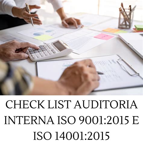 Sgi Check List Auditoria Interna Iso 90012015 E Iso 140012015 Eng