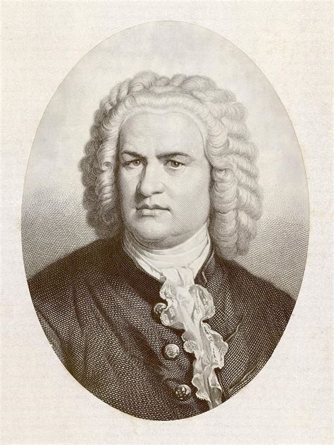Johann Sebastian Bach German Organist Drawing By Mary Evans Picture Library
