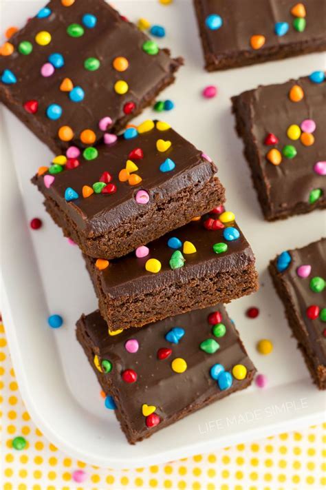 We hold allergy information for all menu items, please speak to your. Homemade Little Debbie Cosmic Brownies | Life Made Simple ...