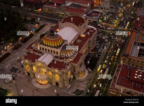 Palacio De Bellas Artes From Torre Latinoamericana Mexico City