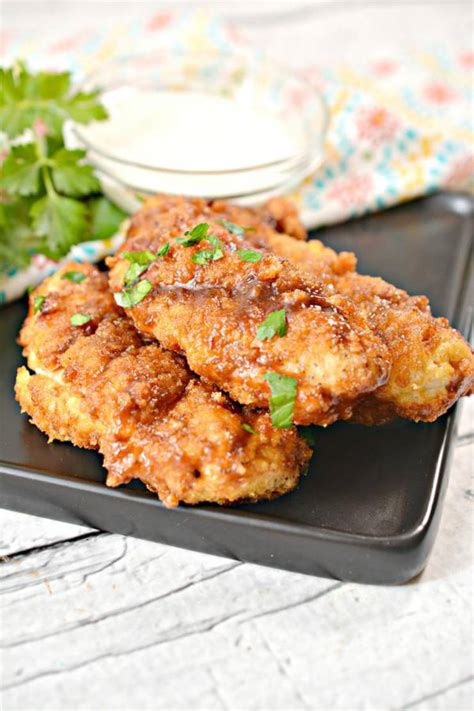 Keto Chicken Tenders Easy Low Carb Air Fried Bbq Brown Sugar Chicken