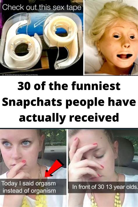 Of The Funniest Snapchats People Have Actually Received Good