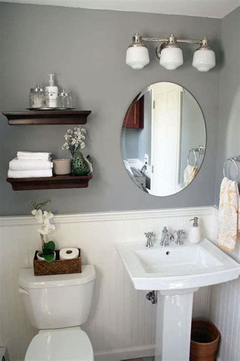 43 Cute Half Bathroom Ideas That Will Impress You 39 Homenthusiastic