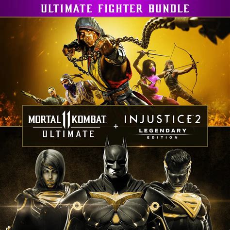 Pacote Mortal Kombat 11 Ultimate Injustice 2 Ed Lendária PS4 e PS5