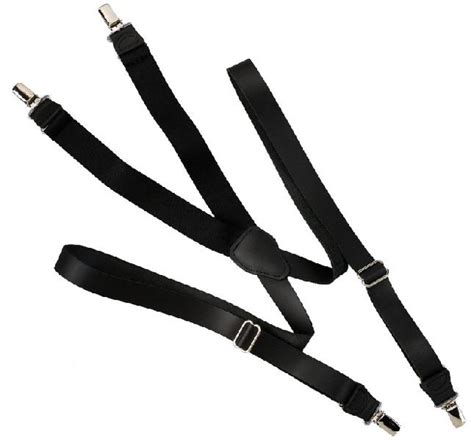 Black Leather Suspenders Usa Cattle Kate