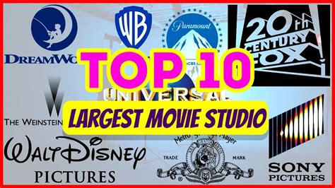 Top 10 Largest Film Studios In The World Youtube