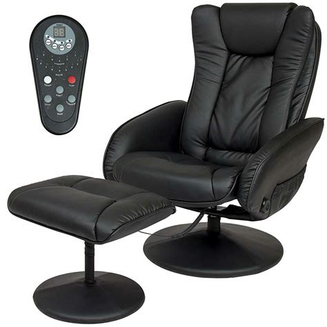 Looking for best massage chair to relieve your aches? Best Massage Chair Heated Large Recliner Black Leather