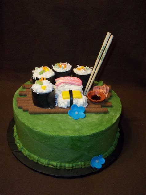 Sushi Cake Sushi Cake Novelty Cakes Cupcake Cakes