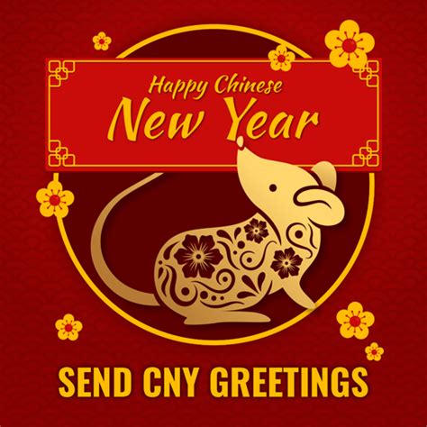 Agar lebih semarak, ramaikan dengan mengirimkan ucapan langsung simak saja, ya! MOshims: New Year Kad Ucapan Tahun Baru Cina 2020