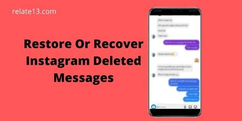 How To Recover Deleted Instagram Messages 3 Best Ways