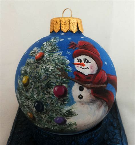 Custom Order Hand Painted Christmas Ornament By Julia Moshack Jan