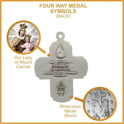 the meaning of four way medals catholic symbols