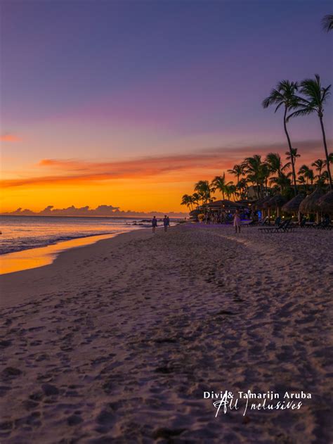 Breathtaking Sunsets Seen From Divi And Tamarijn Aruba All Inclusives