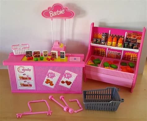 Barbie Supermarket Playset No 7573 Mattel 1993 Incomplete For Sale