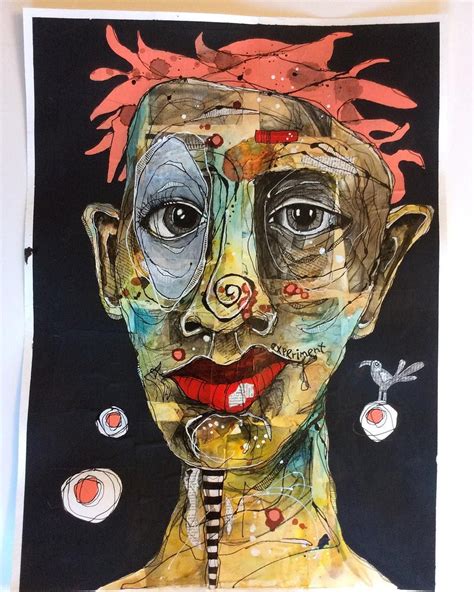 Sold Finished My Second Collage Face I Couldnt Stop Adding More