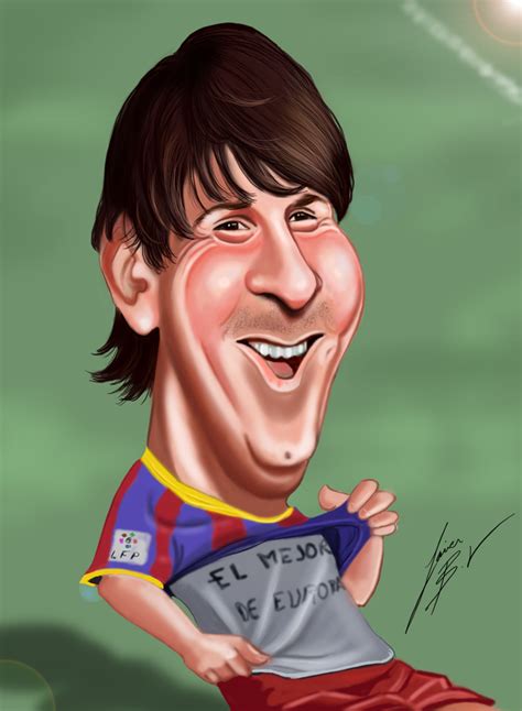 Qué Vida Esta Caricatura De Messi