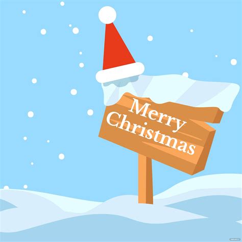 Christmas Sign Vector In Psd Illustrator Svg  Eps Png