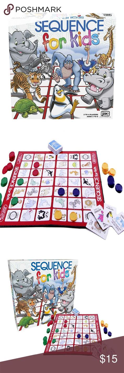 Sequence is a board and card game published by jax ltd. Brand New "Sequence For Kids" Board Game (SEALED) Brand New(Sealed) Sequence For Kids Game..Fun ...