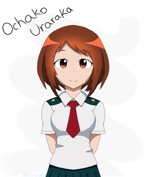 Ochako Uraraka My Hero Academia Fanart By Crystalcici On Deviantart