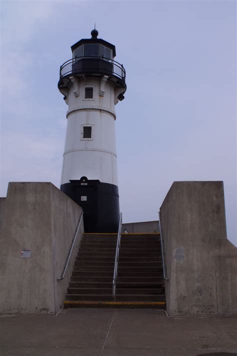 The Sentinel Lighthouse In The Duluth Mn Harbor Lighthouse