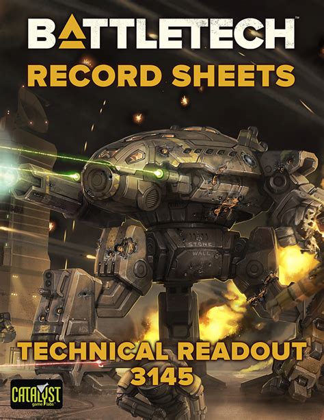 Battletech Record Sheets 3145 Catalyst Game Labs Store