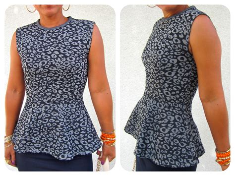To make a diy peplum cami top, measure 8 up from the hemline. DIY Peplum Top + Pencil Skirt + Pattern Review Vogue 8815 |Fashion, Lifestyle, and DIY