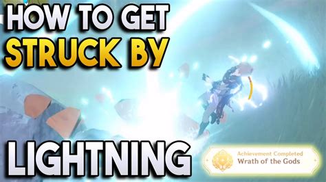 How To Get Struck By Lightning Achievement 【genshin Impact】 Youtube