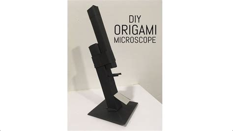 How To Make A Diy Working Origami Microscope Youtube