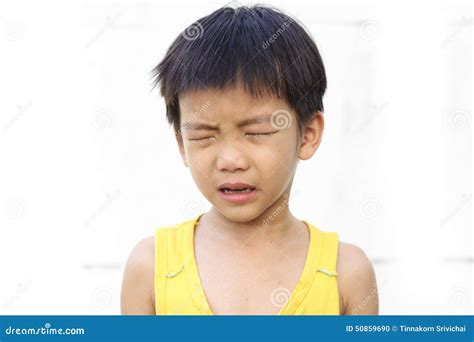 Young Boy Cry And Tear Stock Photo Image Of Person Pain 50859690